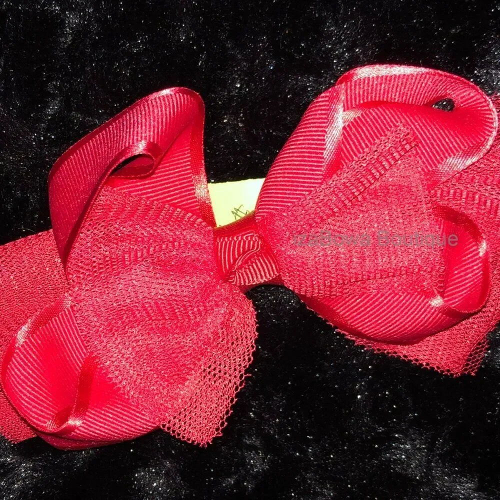 Hand Crafted red tulle